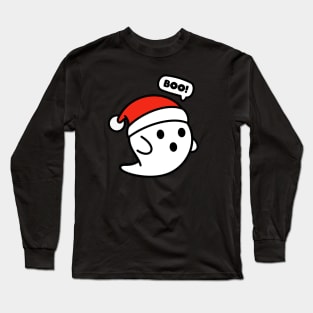 BOO! Christmas ghost Long Sleeve T-Shirt